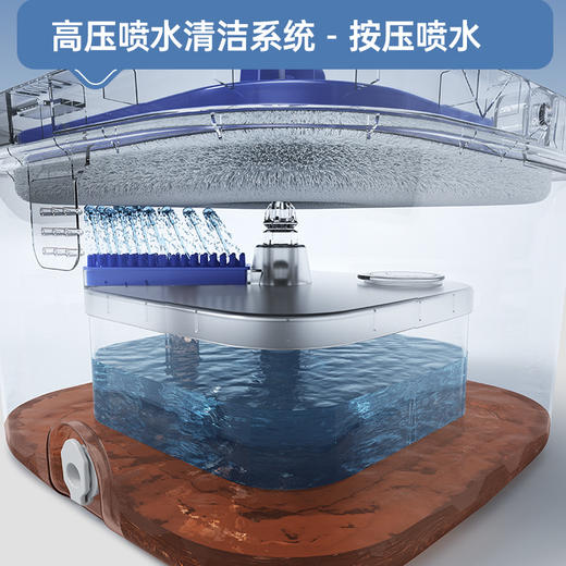 「净污分离！高颜值」大号干湿两用拖地拖把家用套装mop净污分离旋转拖把桶懒人清洁工具桶 商品图2
