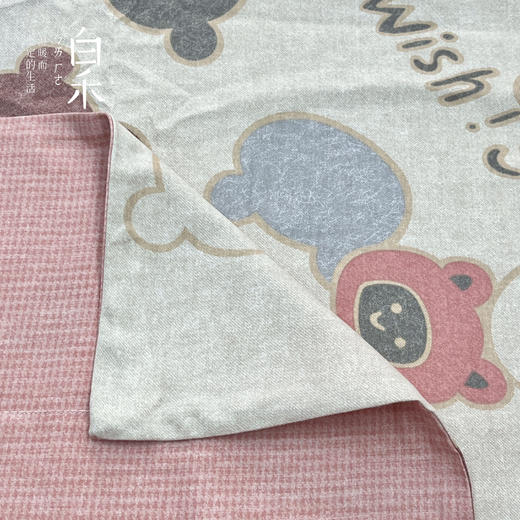 【白禾】【白禾上新】【清仓福利】CONY煦暖磨毛印花三件套-熊仔 商品图2