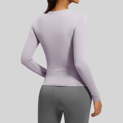 跃牌【瑜堂系列】圆领修身紧身长袖瑜伽服上衣跑步健身运动t恤JYMC220 商品图2