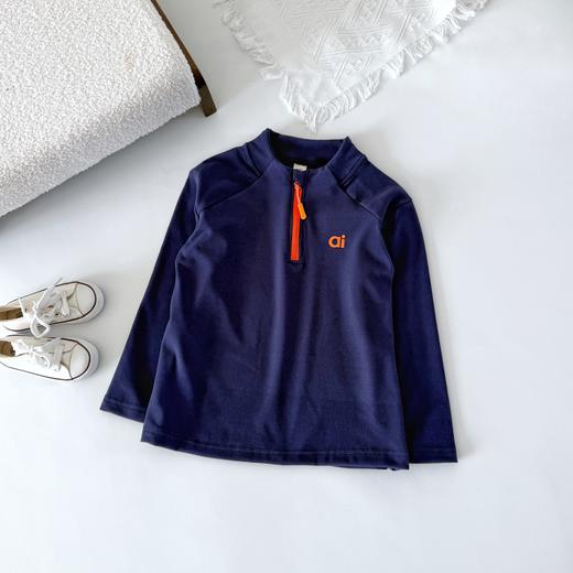 撸猫绒半拉链T恤3362 商品图3