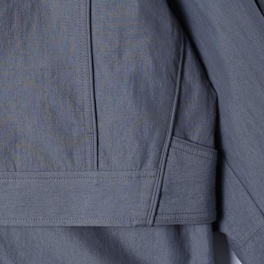 SDSA秋冬新款痞帅男装韩版纯色立领假两件夹克外套工装简约百搭 商品图2