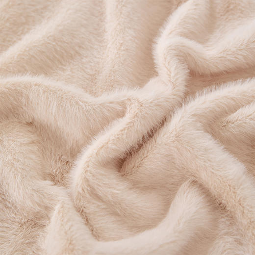 多喜爱 高克重锦绒保暖四件套 暖冬季节（灰/米）【450克暖绒】【平均升温7.8度】【抑菌防螨】【立体绣花】【双面绒感】 厚实温暖 柔软亲肤 商品图13