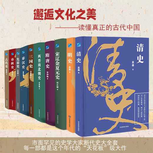 《中国断代史系列》典藏级装帧10册 限量送帆布袋  | 揭开历史之谜 感受中国断代史的无尽魅力与智慧 商品图2
