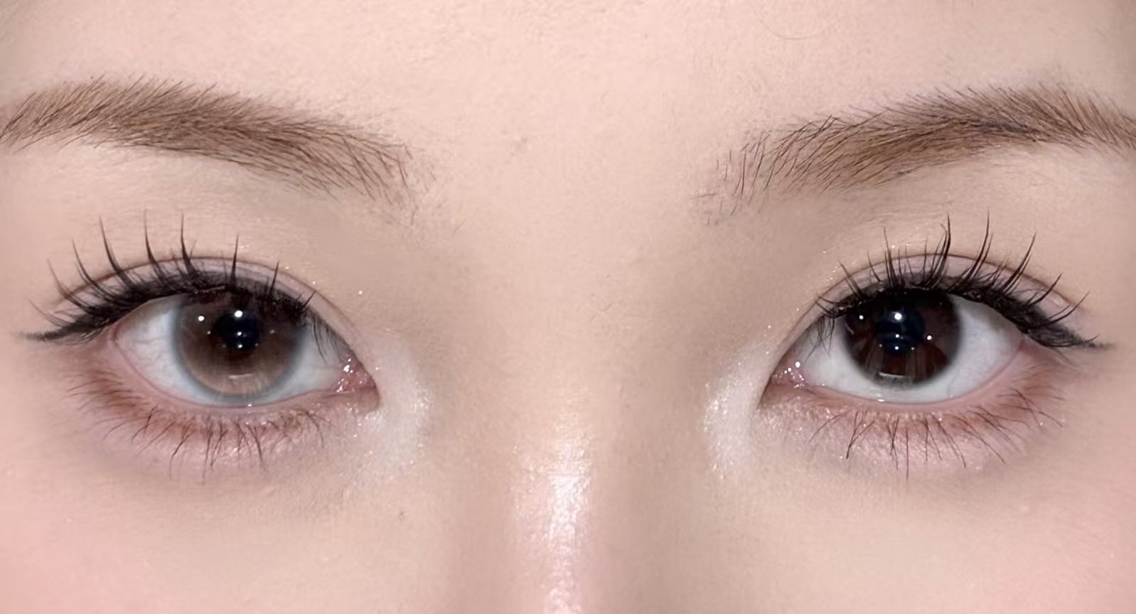 Ginomii半年抛美瞳 桃汽蓝调 14.2mm