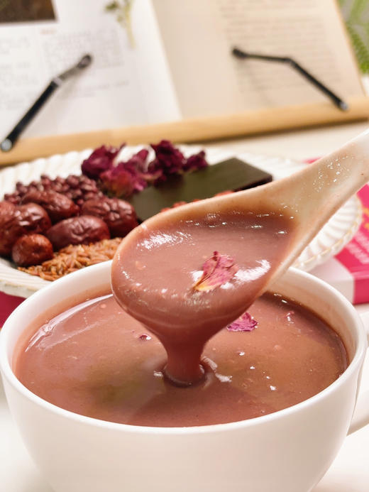 【1500积分0.1元+】阿胶玫瑰五红粉红颜饮慢养滋补代餐无添加红糖   4条/份 商品图2