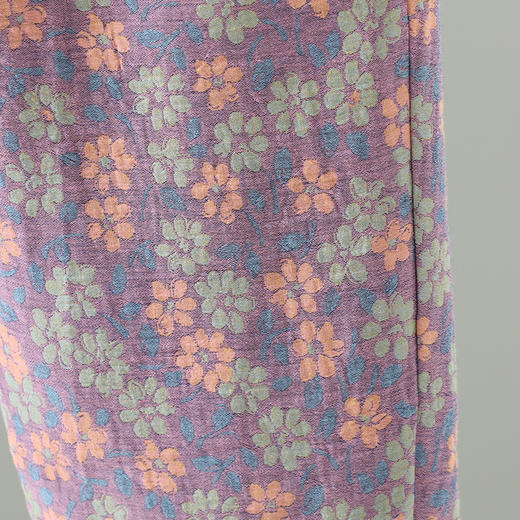 GYH 3810复古印花棉裤拼接加厚休闲宽松直筒裤 商品图2