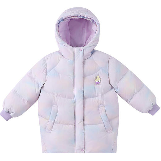 【实体店同款】女童中长款羽绒服冬季新款安奈儿童装XG545055 商品图5