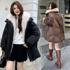 奢姿大码女装2025冬季胖妹妹时尚大毛领羽绒服气质保暖显瘦外套7354300249 商品缩略图4