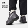 李宁LNDEFENDER休闲鞋男鞋2025冬季新款加绒保暖黑色运动鞋男AGCV395 商品缩略图2