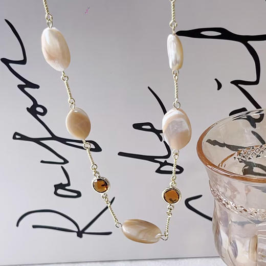 原创设计贝天然贝壳珍珠元素项链-纪念日百货门店同款167296886 商品图2