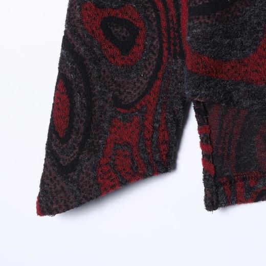 T4921SDSA男士秋冬新款痞帅男装扎染水波纹半高领长袖T恤百搭套头上衣 商品图4