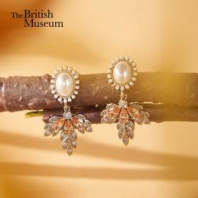 大英博物馆 东方梦境系列 枫叶蜜语耳钉