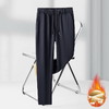 【特大码】【加绒】【DM】大依优型大码男装加绒款松紧腰弹力休闲裤直筒运动裤百搭长裤300斤 商品缩略图7