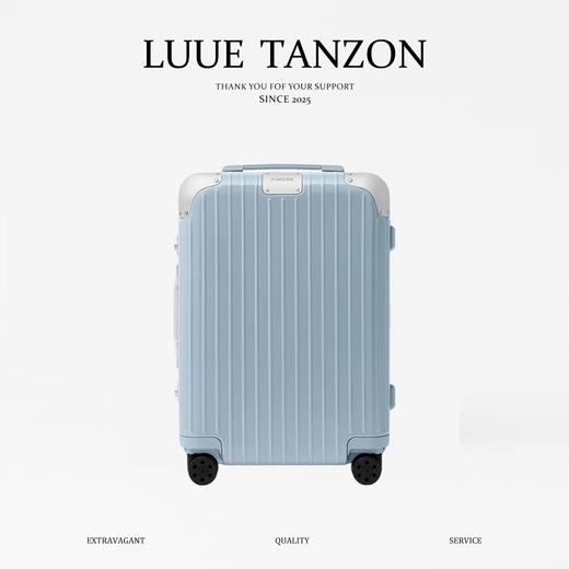 日默瓦 HYBRID 经典条纹百搭 PC 拉杆箱 21寸 男女同款情侣款 天空蓝（GD*MM） 商品图0