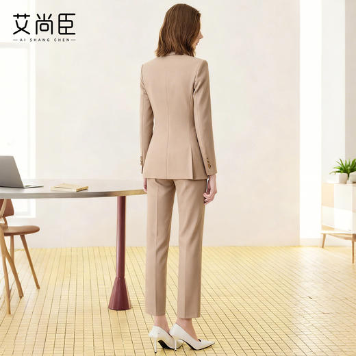 艾尚臣高级感气质西装套装女2025新款秋女神范西服外套工复古作服 商品图4
