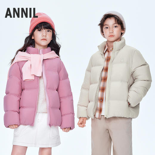 【实体店同款】男女童短款羽绒服冬季新款安奈儿童装AM545463 商品图0