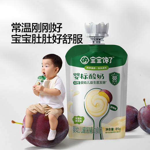 宝宝馋了 婴标酸奶 多口味组合 85g*10/85g*12 商品图3