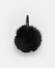 Yves Salomon - EARWARMER FOX - BLACK - 配件 - 耳罩 - 黑色 商品缩略图1