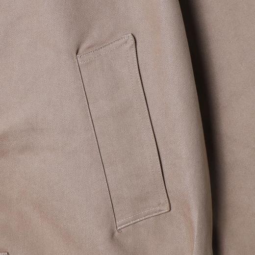 2176SDSA男士秋冬新款痞帅男装极简风拼皮拉链夹克外套百搭港风时尚 商品图2