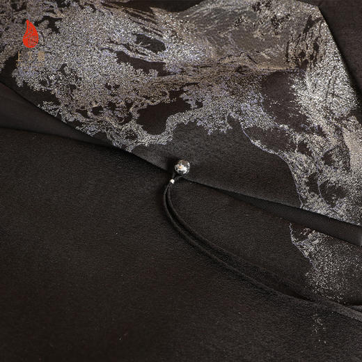 上久楷新中式单面宋锦马甲新款中国风无袖夏五吟梅图 CY1045206026 商品图7