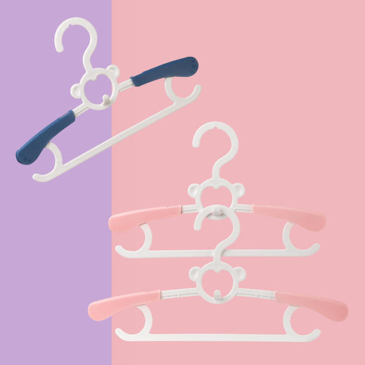 【茶花】萌琪儿童可伸缩衣架 商品图8