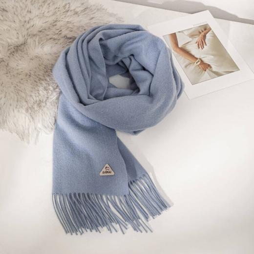 【澳洲品牌】EVERAU100%羊毛纯色穗穗披肩SPEA8023 商品图4