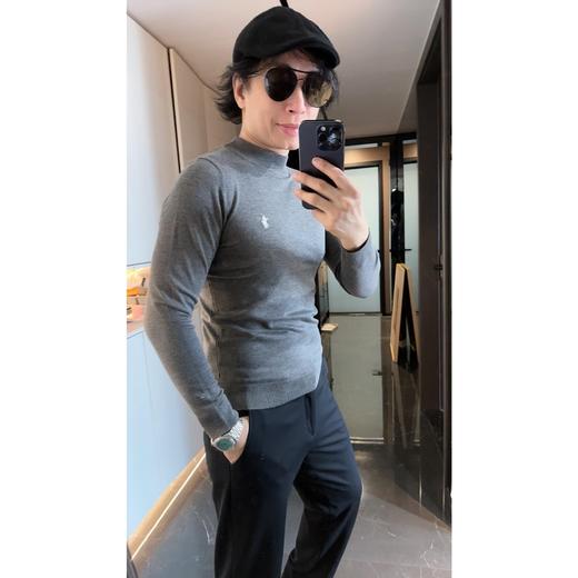 拉家　长绒棉薄纯棉春秋空调柔软内搭亲肤针织衫 商品图7