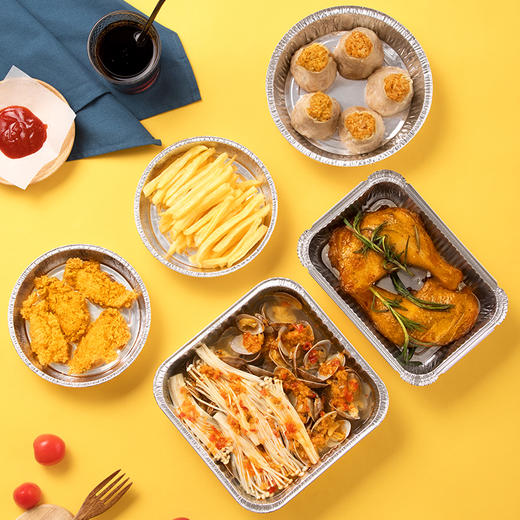 【茶花】优厚铝箔盘烘焙空气炸锅盘 商品图8