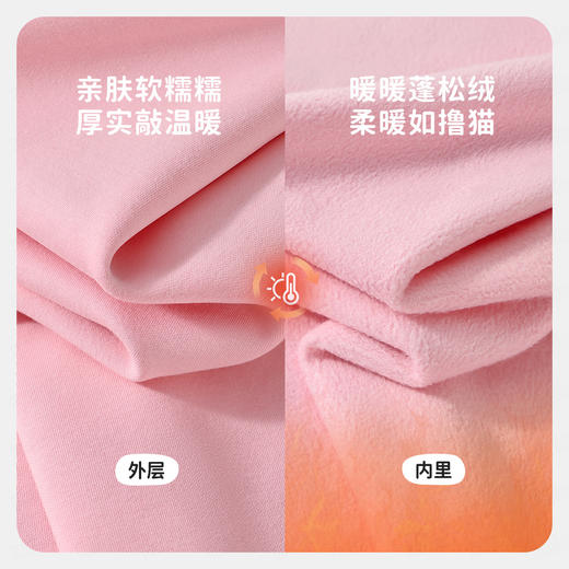【加绒2件套】【90-140】【MQDmini】女童加绒卫衣打底裤套装 商品图5