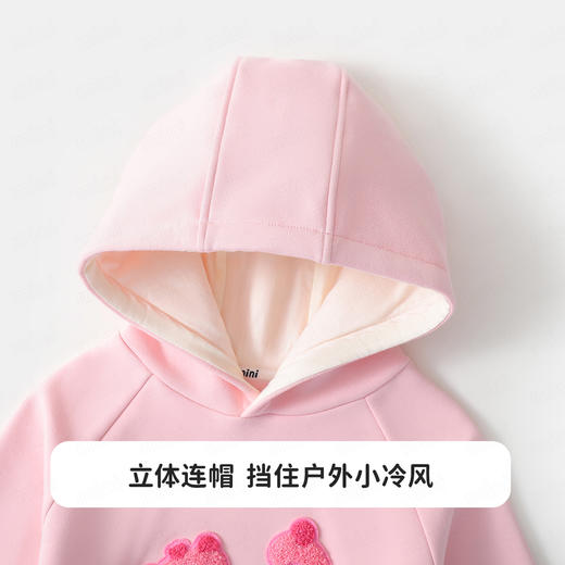 【加绒2件套】【90-140】【MQDmini】女童加绒卫衣打底裤套装 商品图6