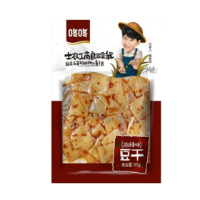 【超市】咚咚 麻辣味豆干 65g/袋