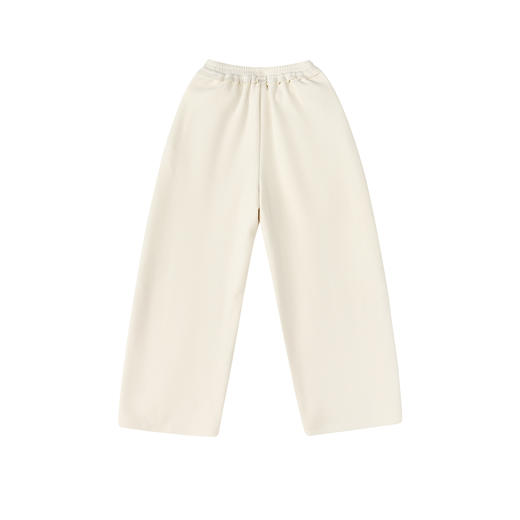 笛莎Deesha 童装女童裤子2025冬新款甜美花边腰阔腿裤 商品图4