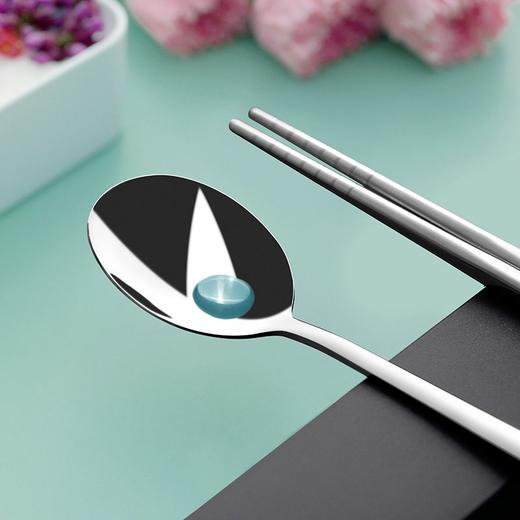 【茶花】抗菌餐具盒筷子勺子组合套装 商品图7