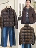 586119时尚短款拉链立领轻羽绒服 商品缩略图4
