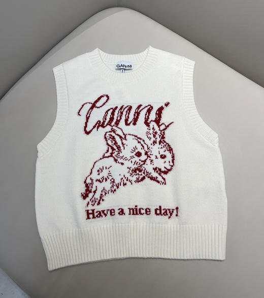 ganni原单针织马甲背心102703 商品图5