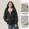 【10/29新品】熙世界高智风雪域保暖面包羽绒服女冬季超好看白鸭绒连帽短款外套 商品缩略图1