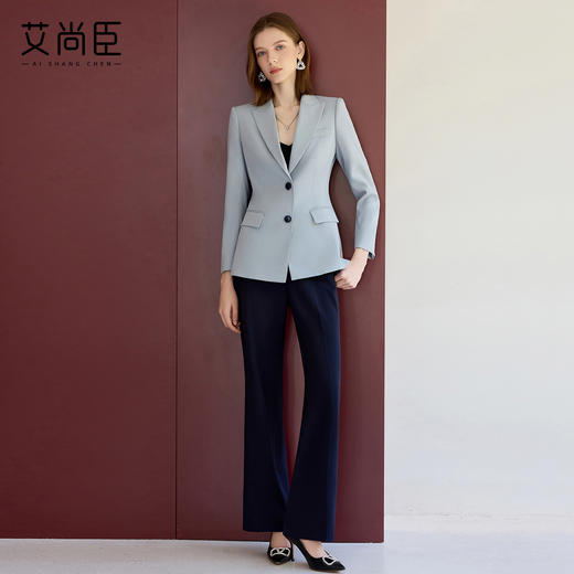 艾尚臣职业西装套装女秋正式场合端庄套装轻职场通勤穿搭西服外套 商品图2
