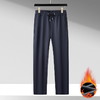 【特大码】【加绒】【DM】大依优型大码男装加绒款松紧腰弹力休闲裤直筒运动裤百搭长裤300斤 商品缩略图9