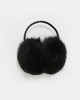 Yves Salomon - EARWARMER FOX - BLACK - 配件 - 耳罩 - 黑色 商品缩略图0