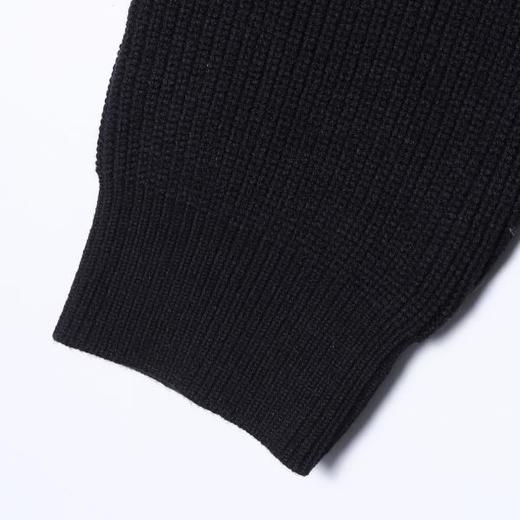 257168SDSA男士秋冬新款痞帅男装韩版撞色竖纹拼接POLO领毛衣百搭时尚 商品图3