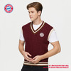 【官方正版】拜仁足球俱乐部丨秋季新款酒红色背心针织马甲学院 商品缩略图2