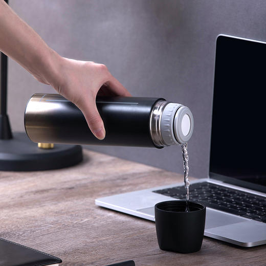 【茶花】不锈钢保温分享杯450ML 商品图1