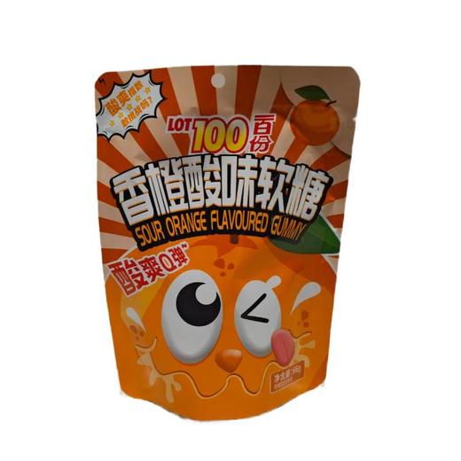 LOT100香橙酸味软糖 66g/袋 商品图0