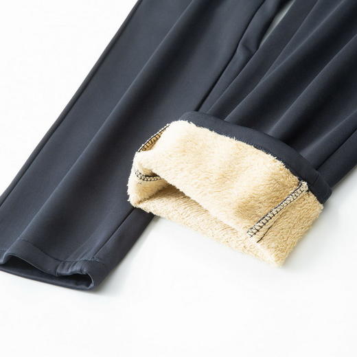 【特大码】【加绒】【DM】大依优型大码男装加绒款松紧腰弹力休闲裤直筒运动裤百搭长裤300斤 商品图4