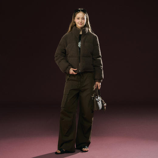 Ariseism 美式复古棉服女冬季新款加厚保暖外套 商品图4