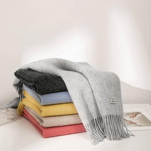 【澳洲品牌】EVERAU100%羊毛纯色穗穗披肩SPEA8023 商品图1