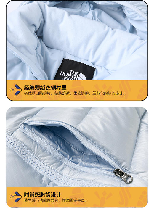 北面 25年秋冬  羽绒服  89XS 商品图5