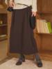 中高松紧腰显瘦褶裥花苞半裙FCF3SKT132 商品缩略图10
