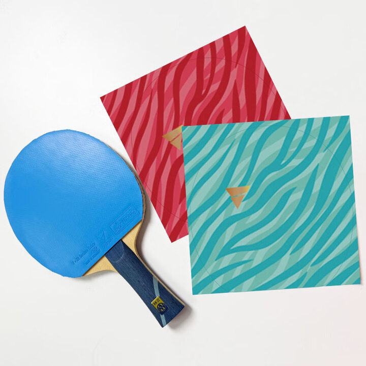 Victas维克塔斯乒乓球反胶保护膜VC-726防尘贴2片装胶皮保护膜2枚装(薄软/粘性)