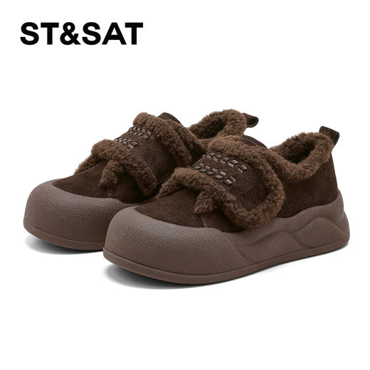 星期六保暖魔术贴厚底防滑面包鞋SSD411DCNQ 商品图8